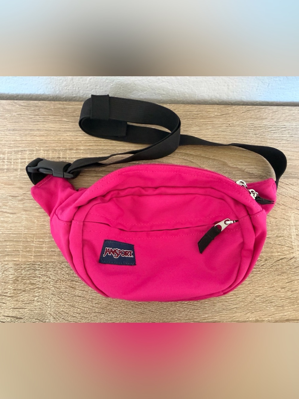 JanSport Pink Mini Crossbody Waist Bag